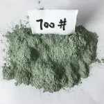 What is the thermal conductivity of green silicon carbide powder?